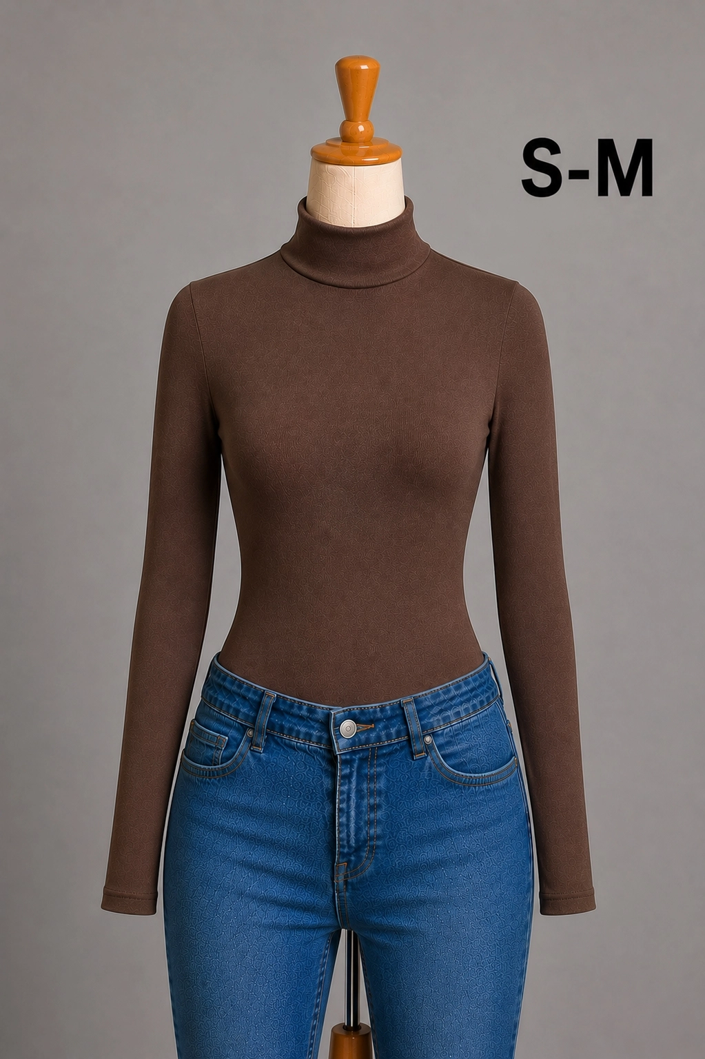 KAHVERENGİ UZUN KOL S-M BODY