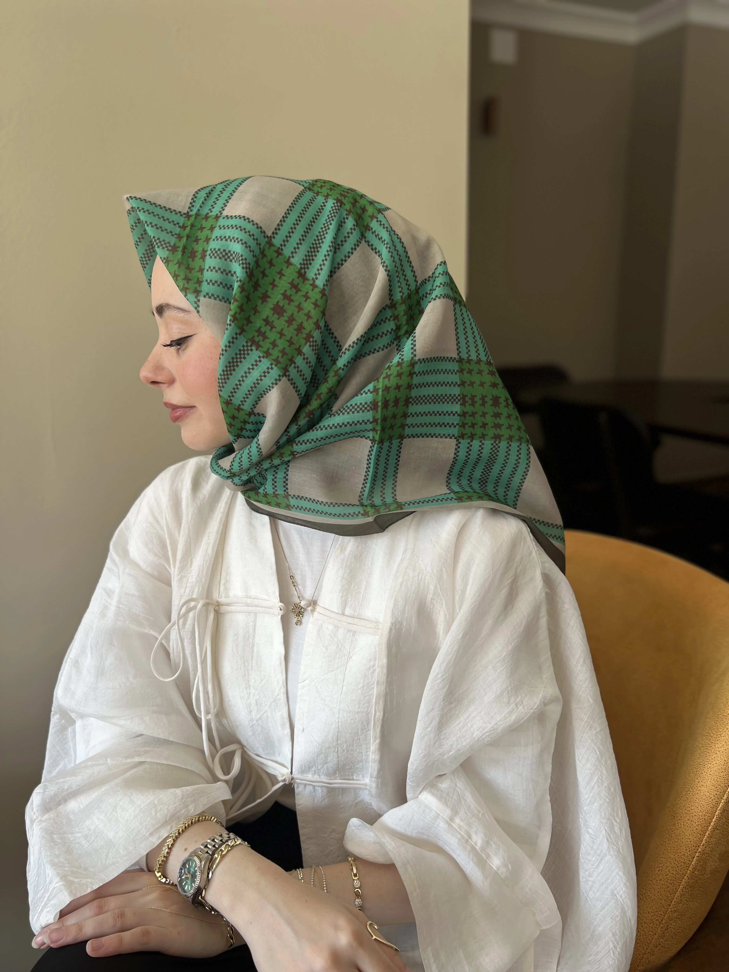 EKOSE DESEN COTTON EŞARP 