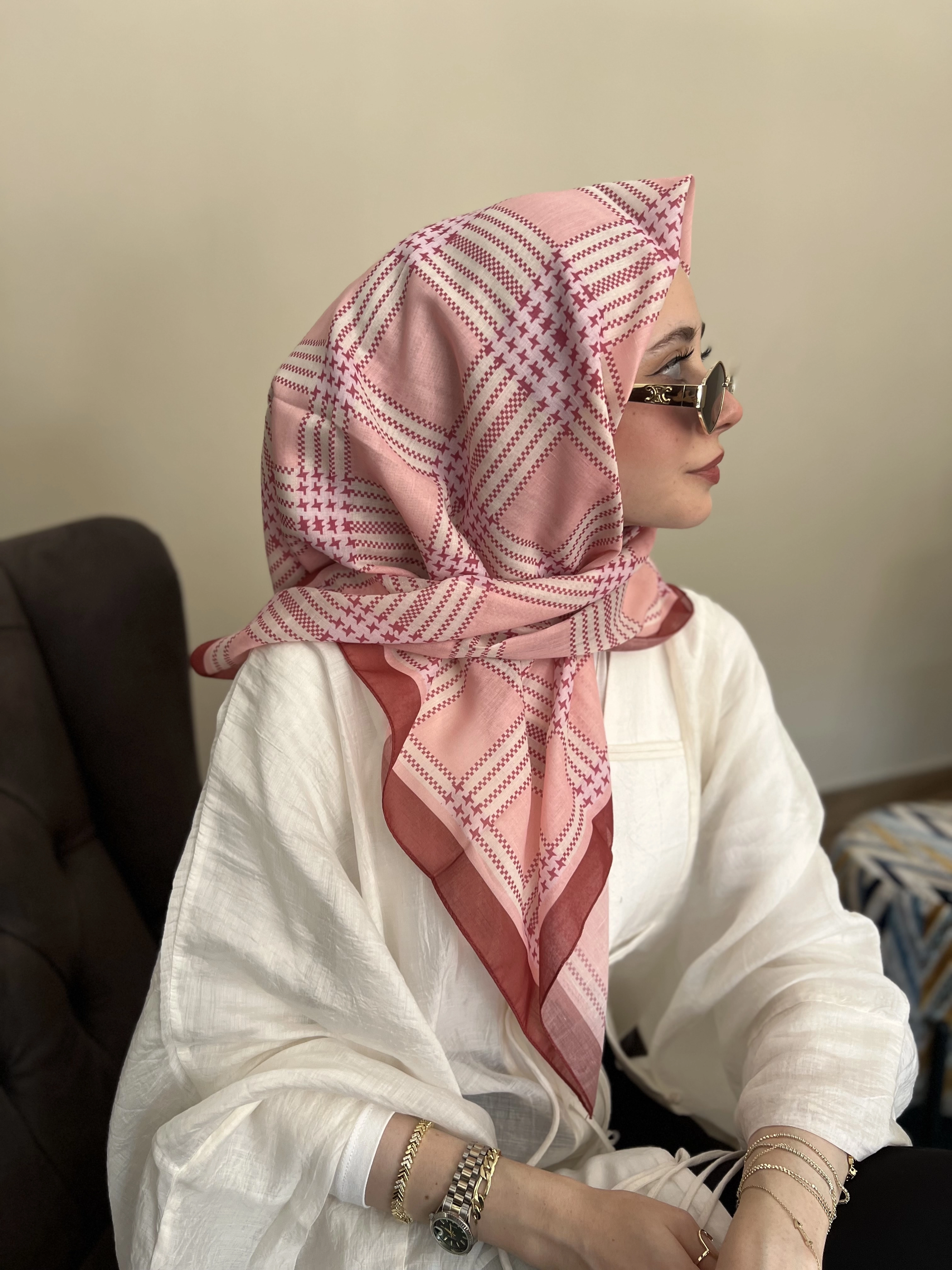 EKOSE DESEN COTTON EŞARP 