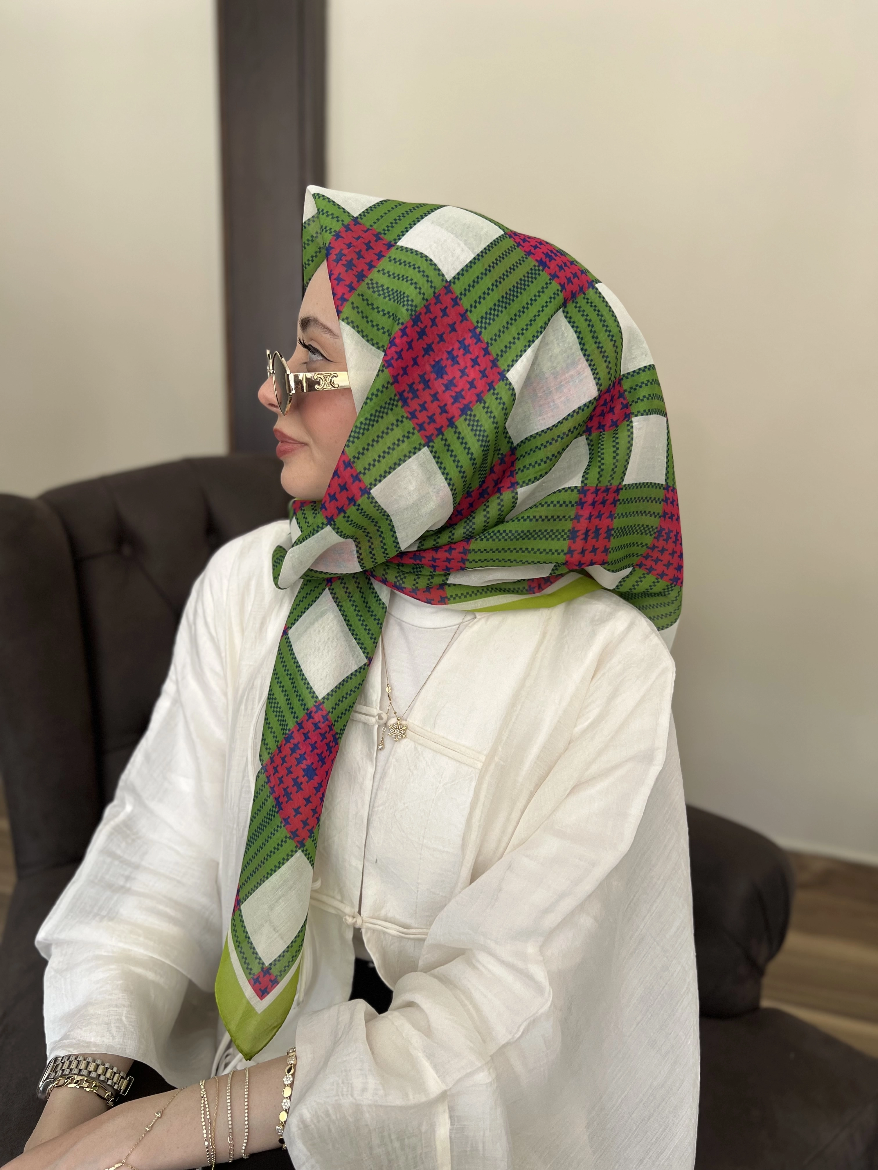 EKOSE DESEN COTTON EŞARP 