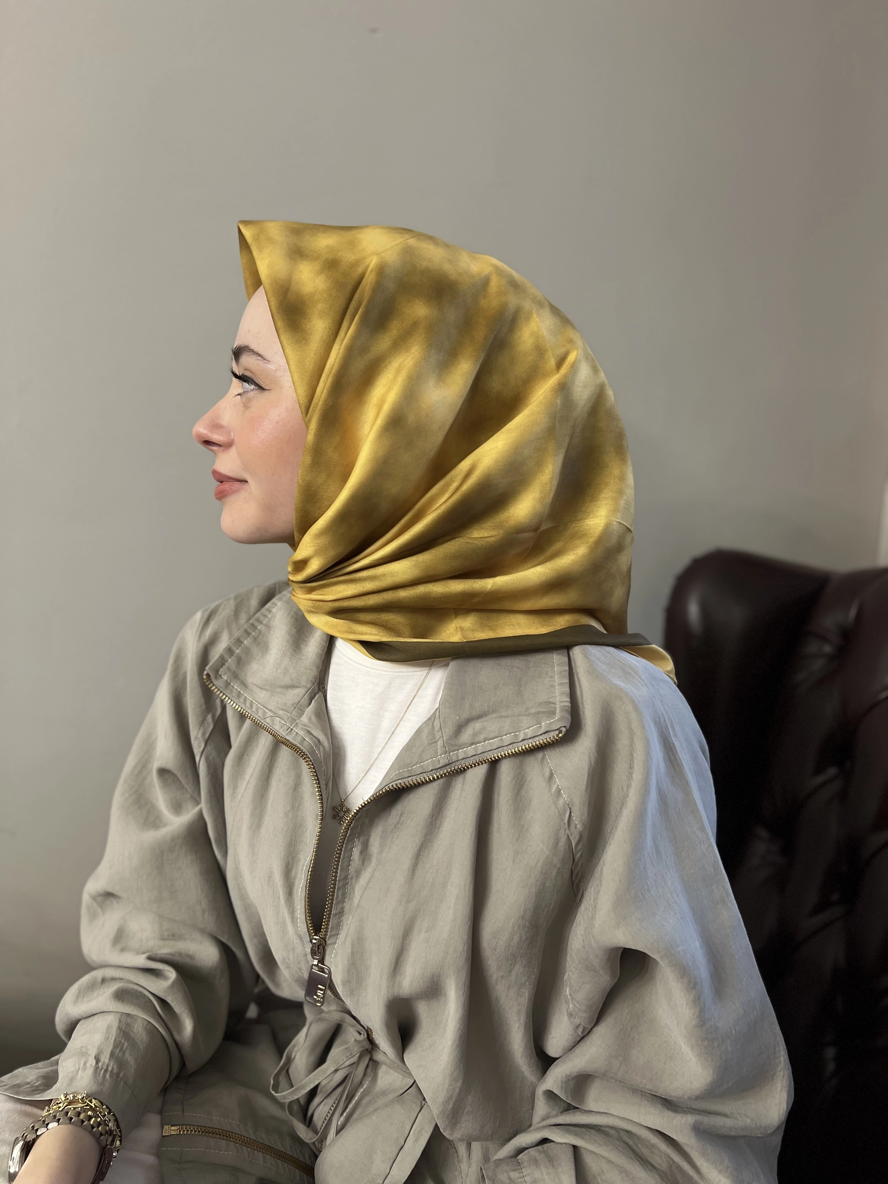BULUT DESEN SOFT EŞARP