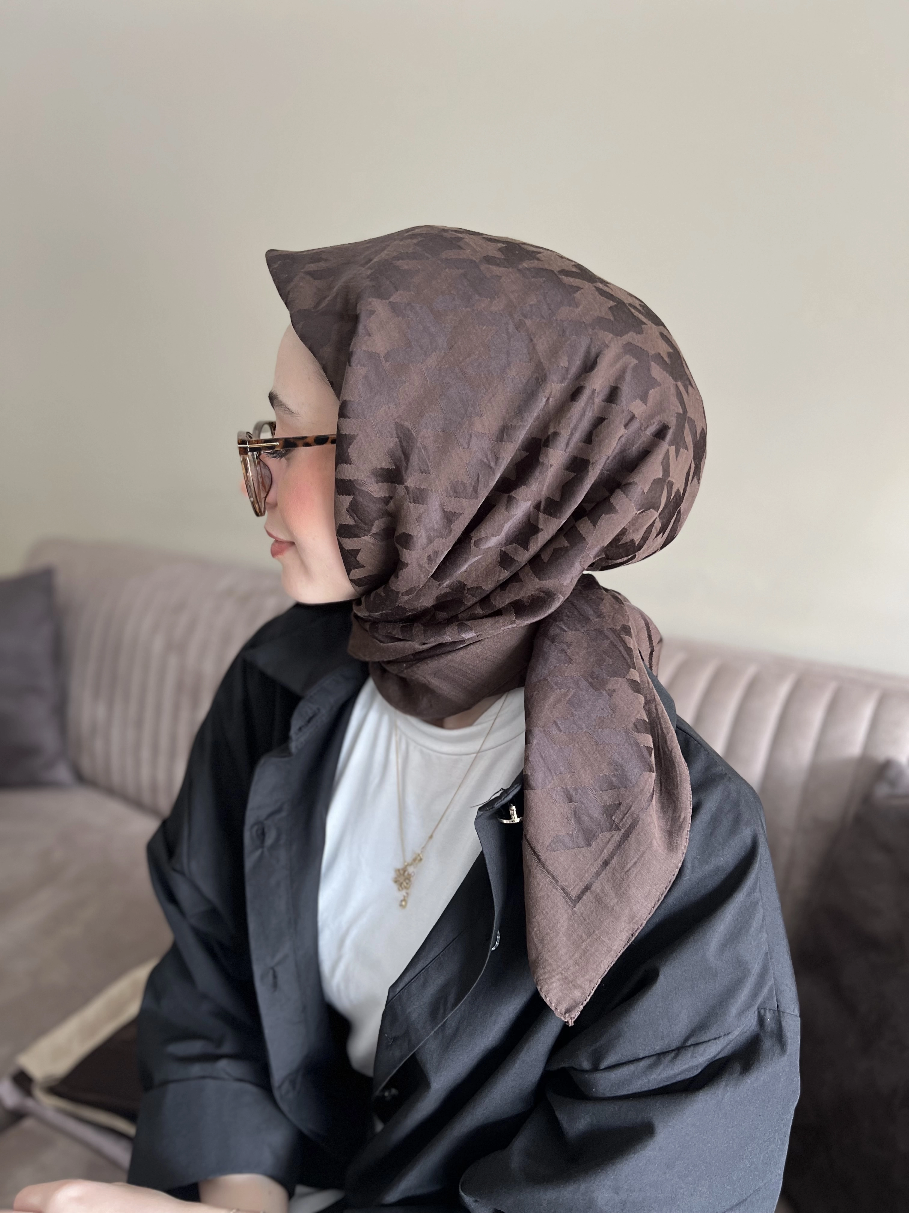 KAZAYAĞI pamuk ipek eşarp