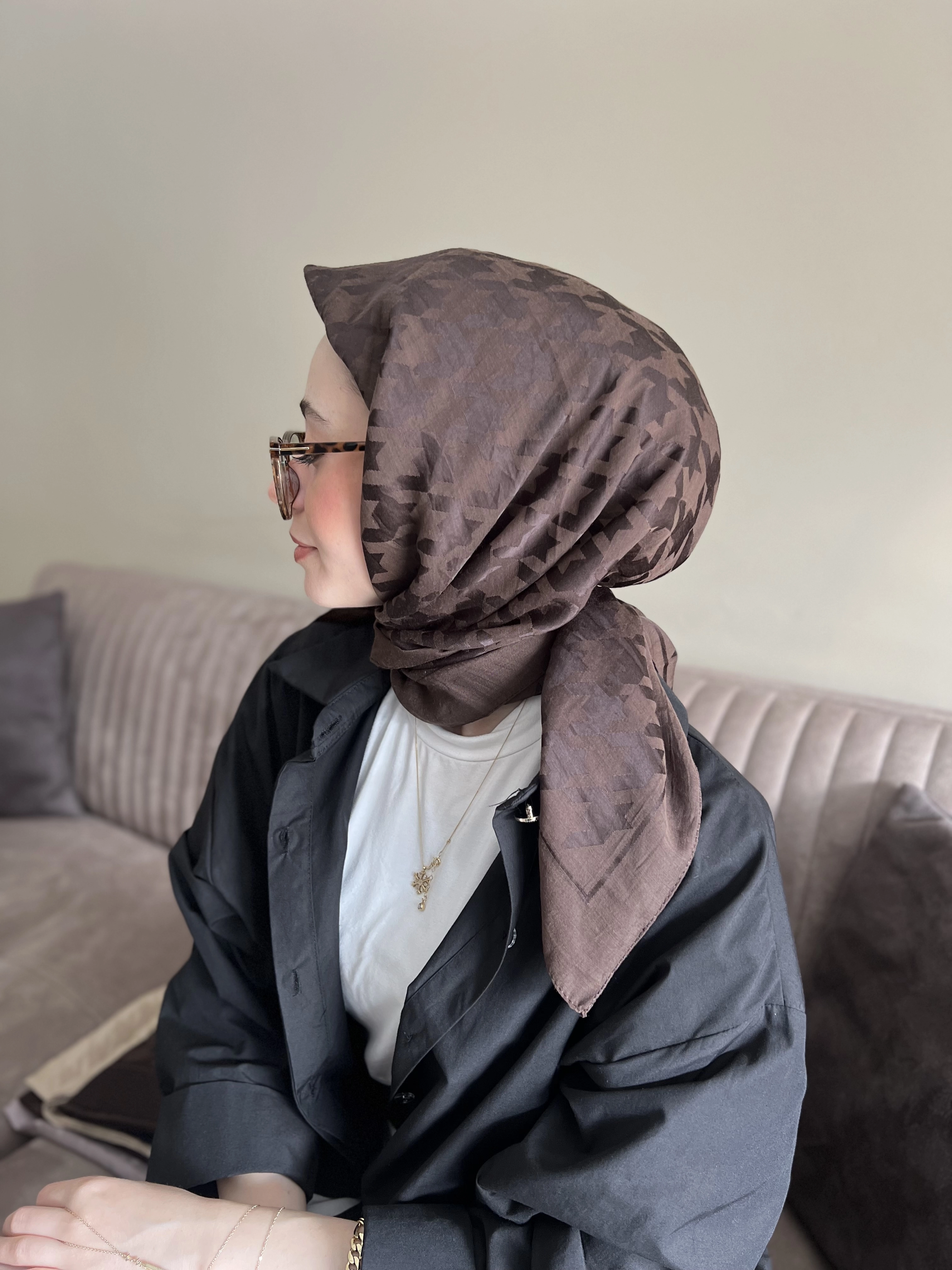 KAZAYAĞI pamuk ipek eşarp