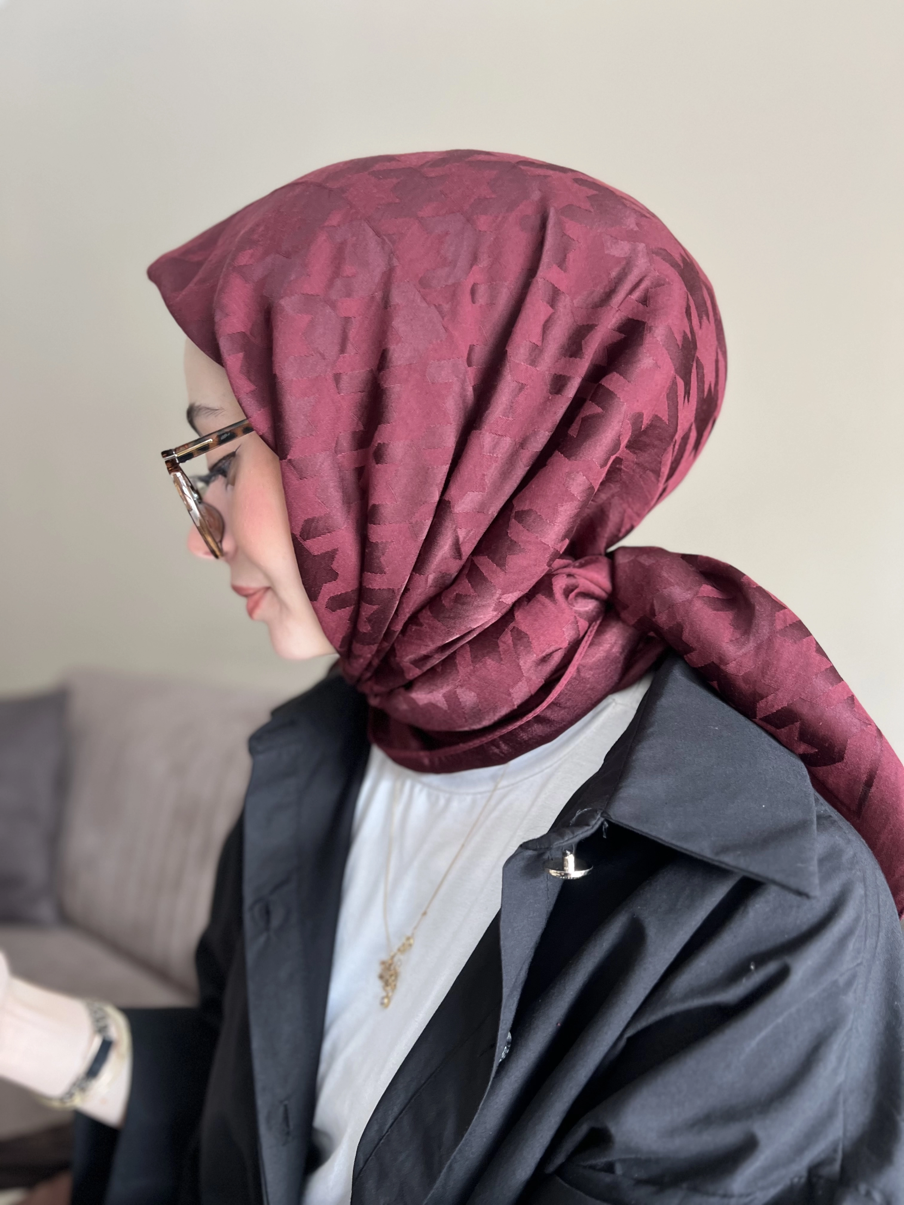 KAZAYAĞI pamuk ipek eşarp