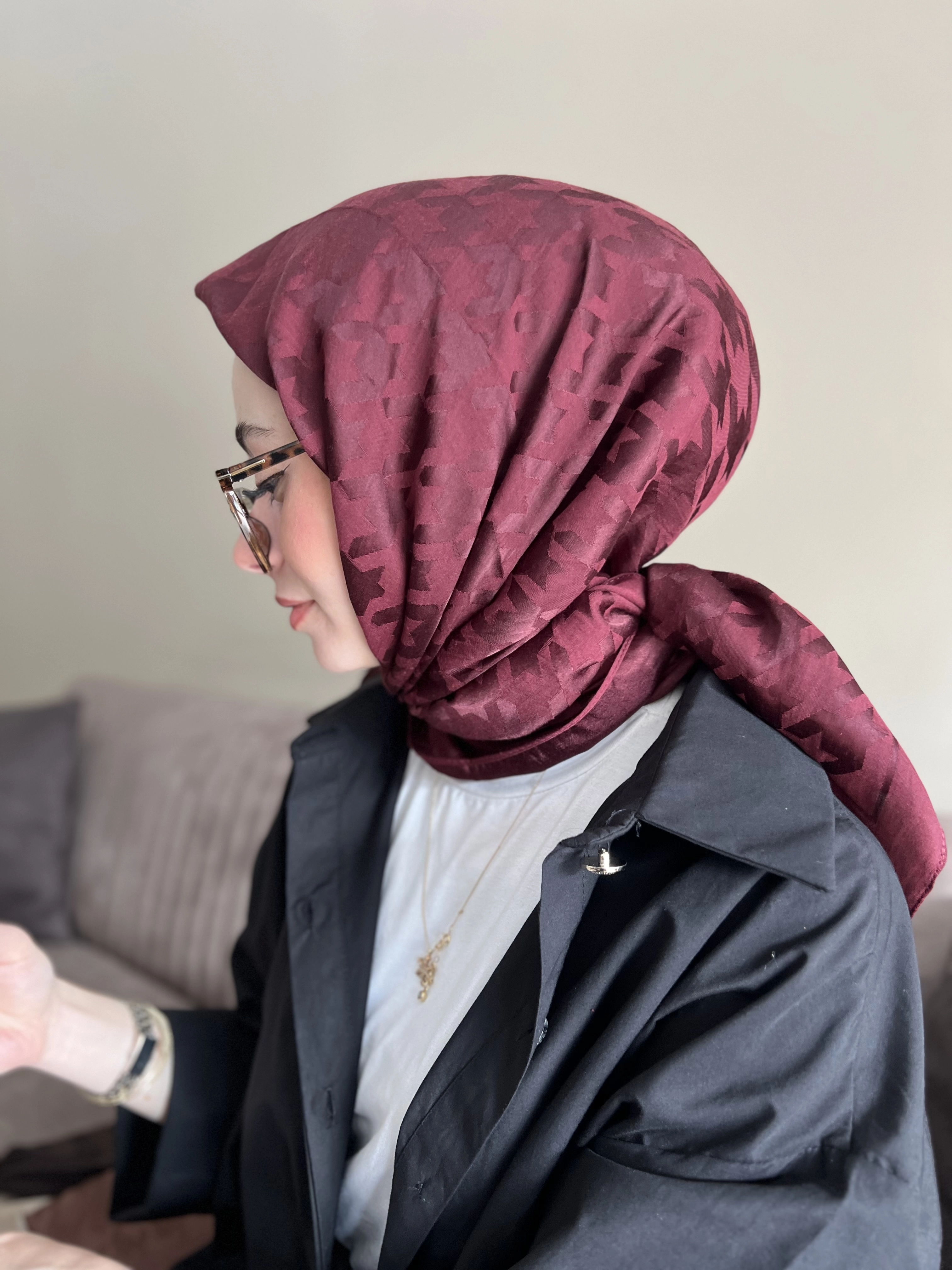 KAZAYAĞI pamuk ipek eşarp