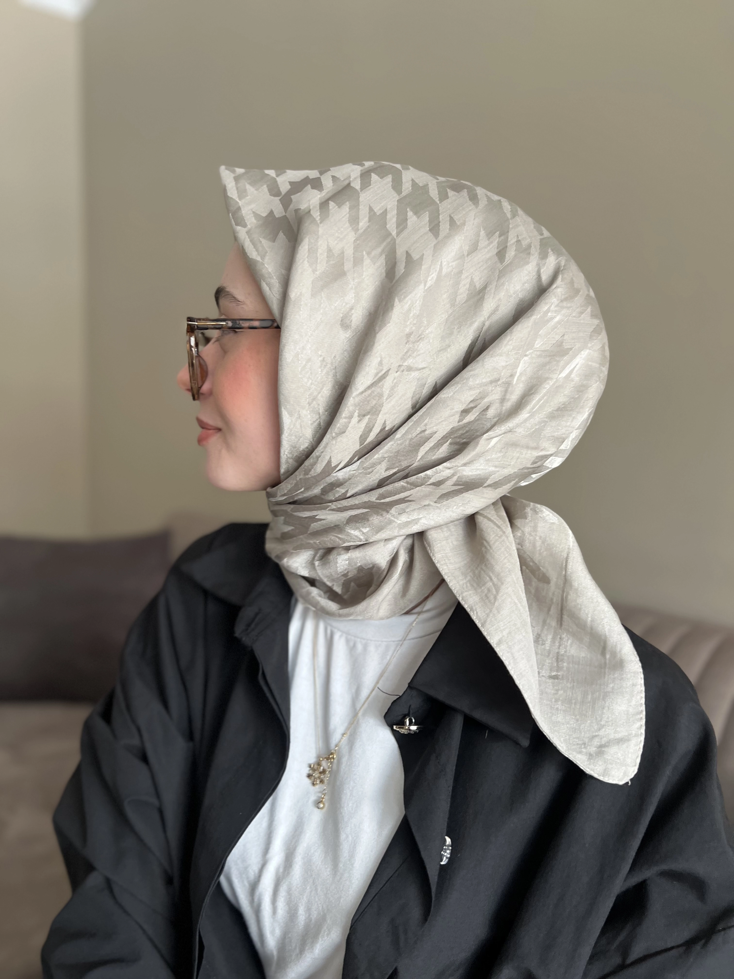 KAZAYAĞI pamuk ipek eşarp