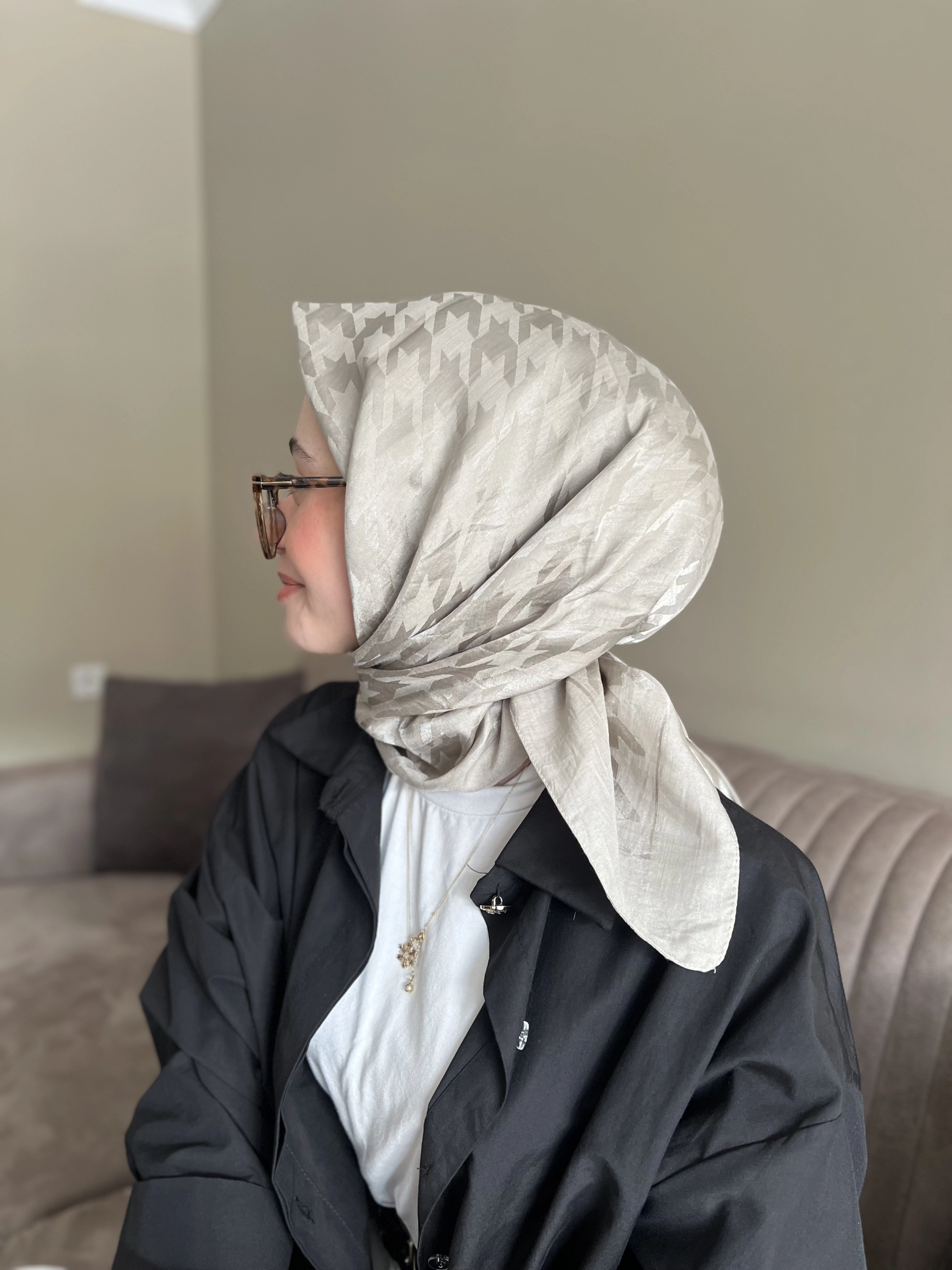 KAZAYAĞI pamuk ipek eşarp