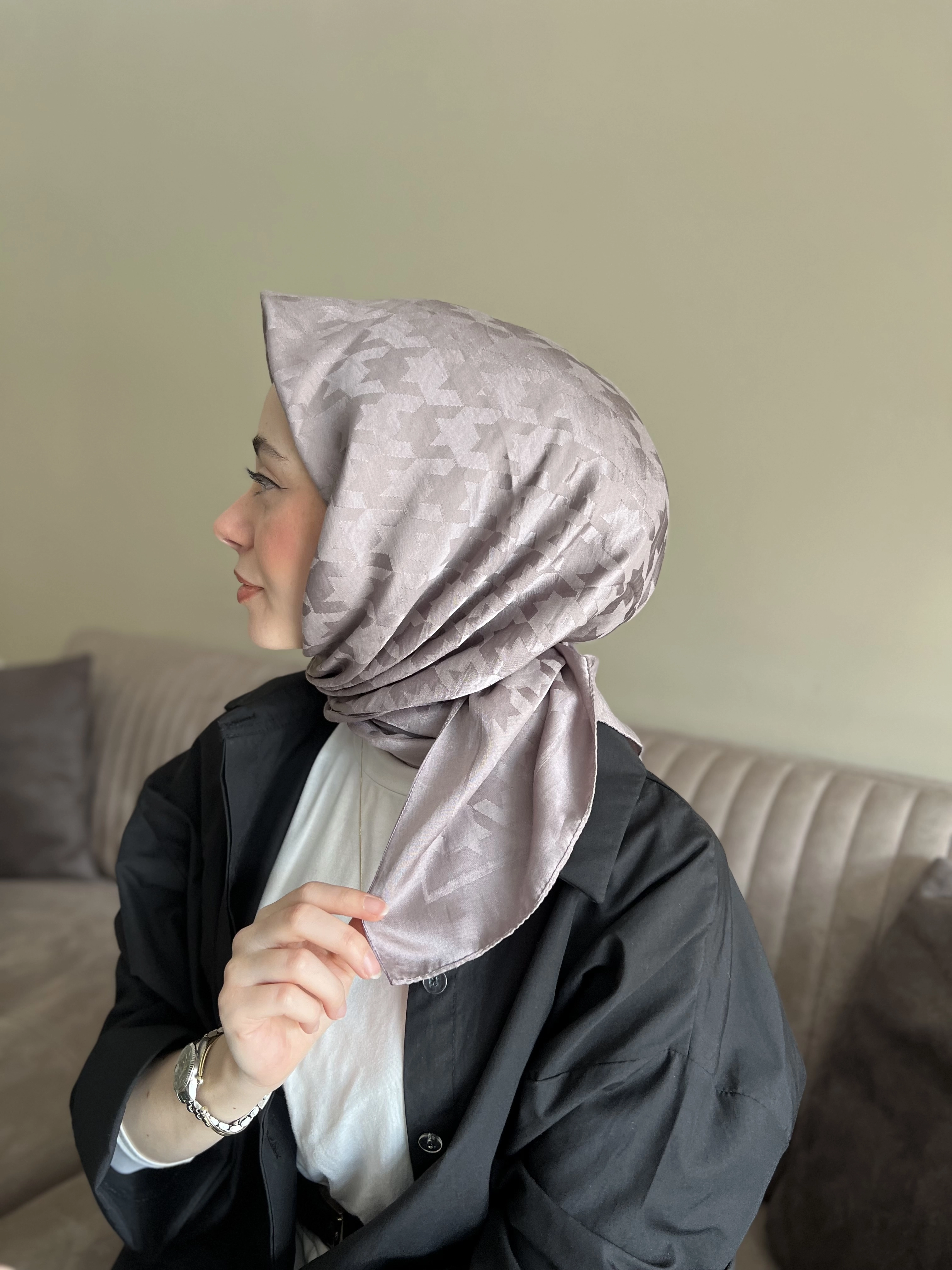 KAZAYAĞI pamuk ipek eşarp