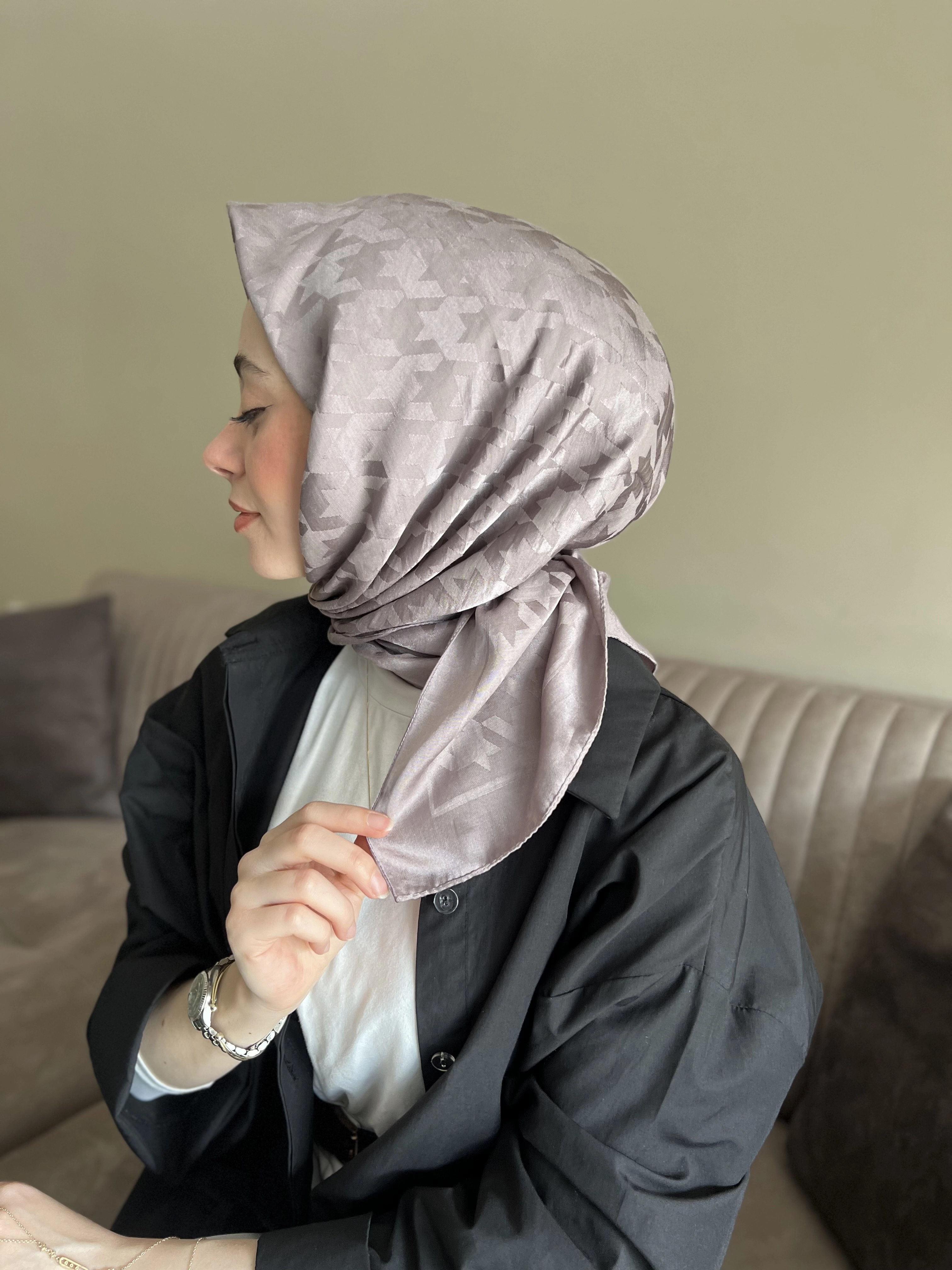 KAZAYAĞI pamuk ipek eşarp