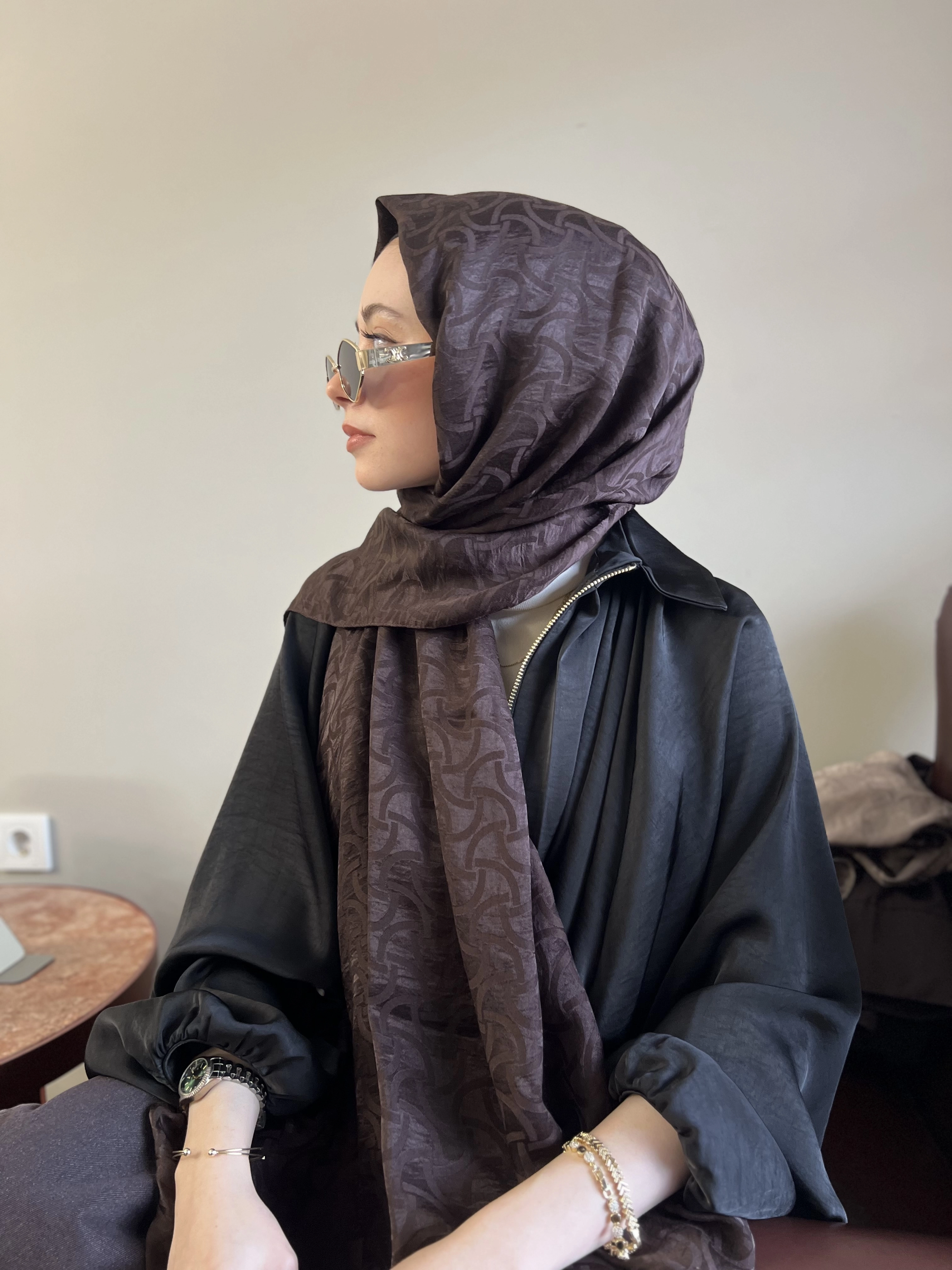 Luisa pamuk ipek şal 
