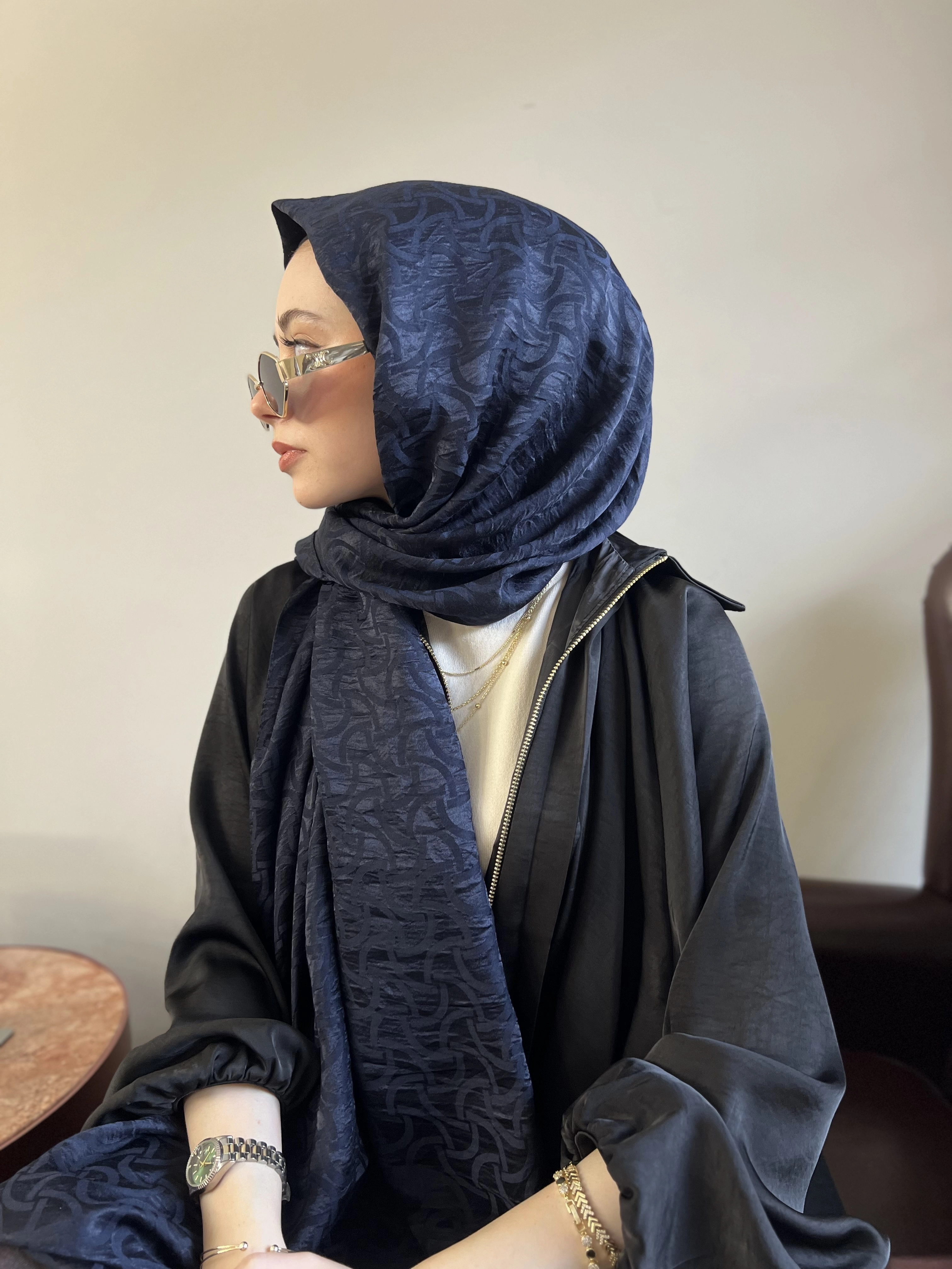 Luisa pamuk ipek şal 