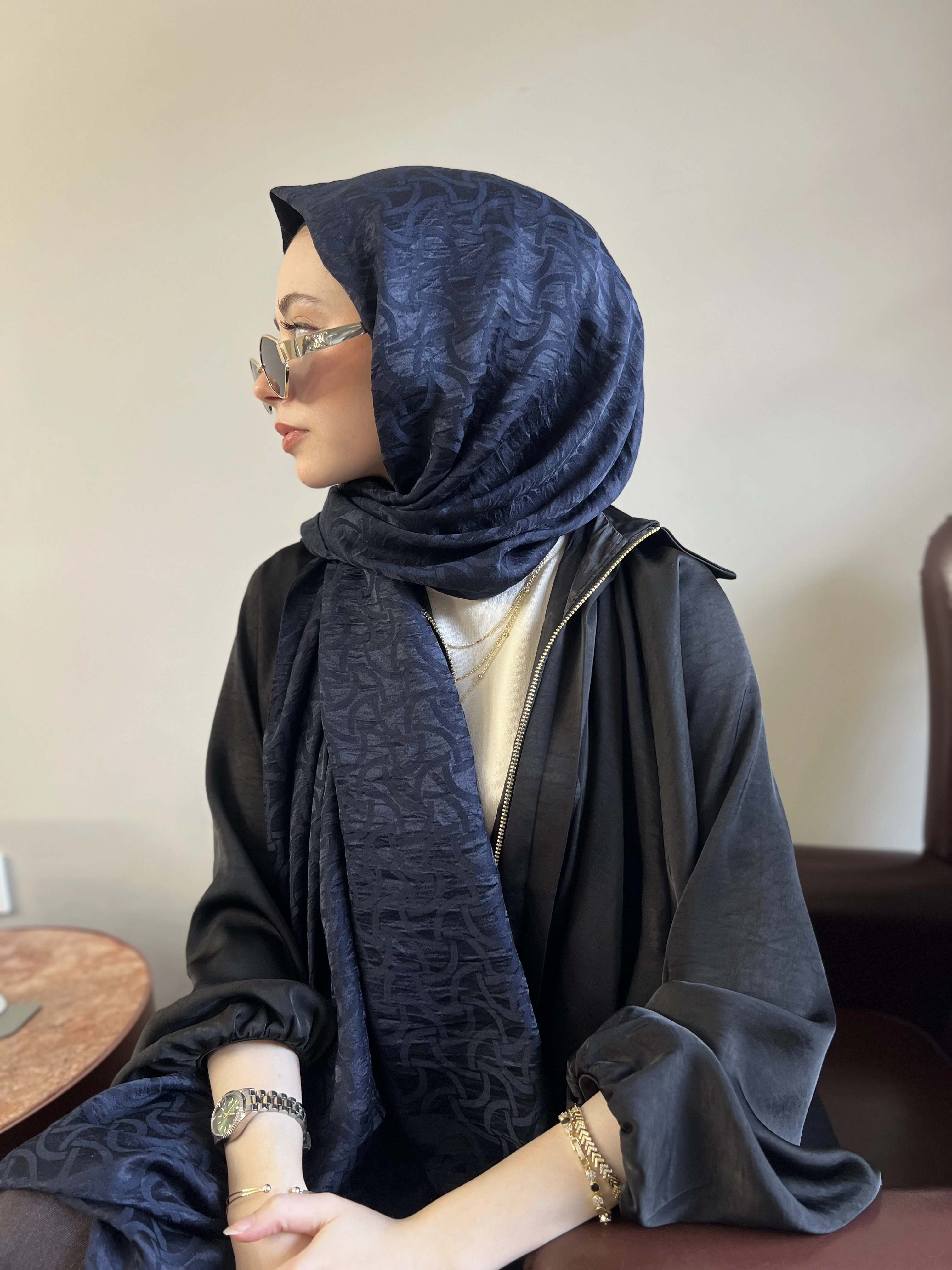 Luisa pamuk ipek şal 
