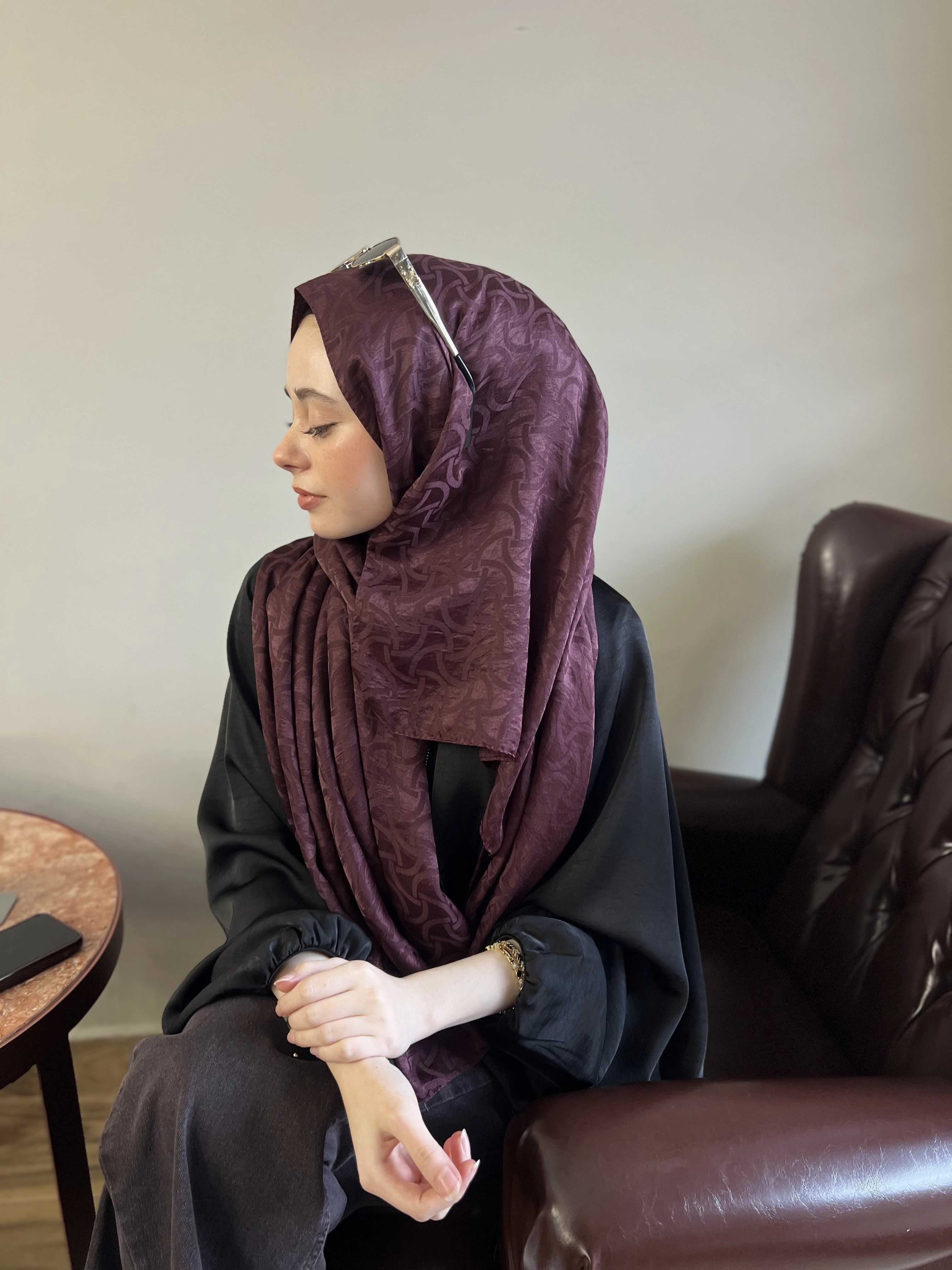 Luisa pamuk ipek şal 