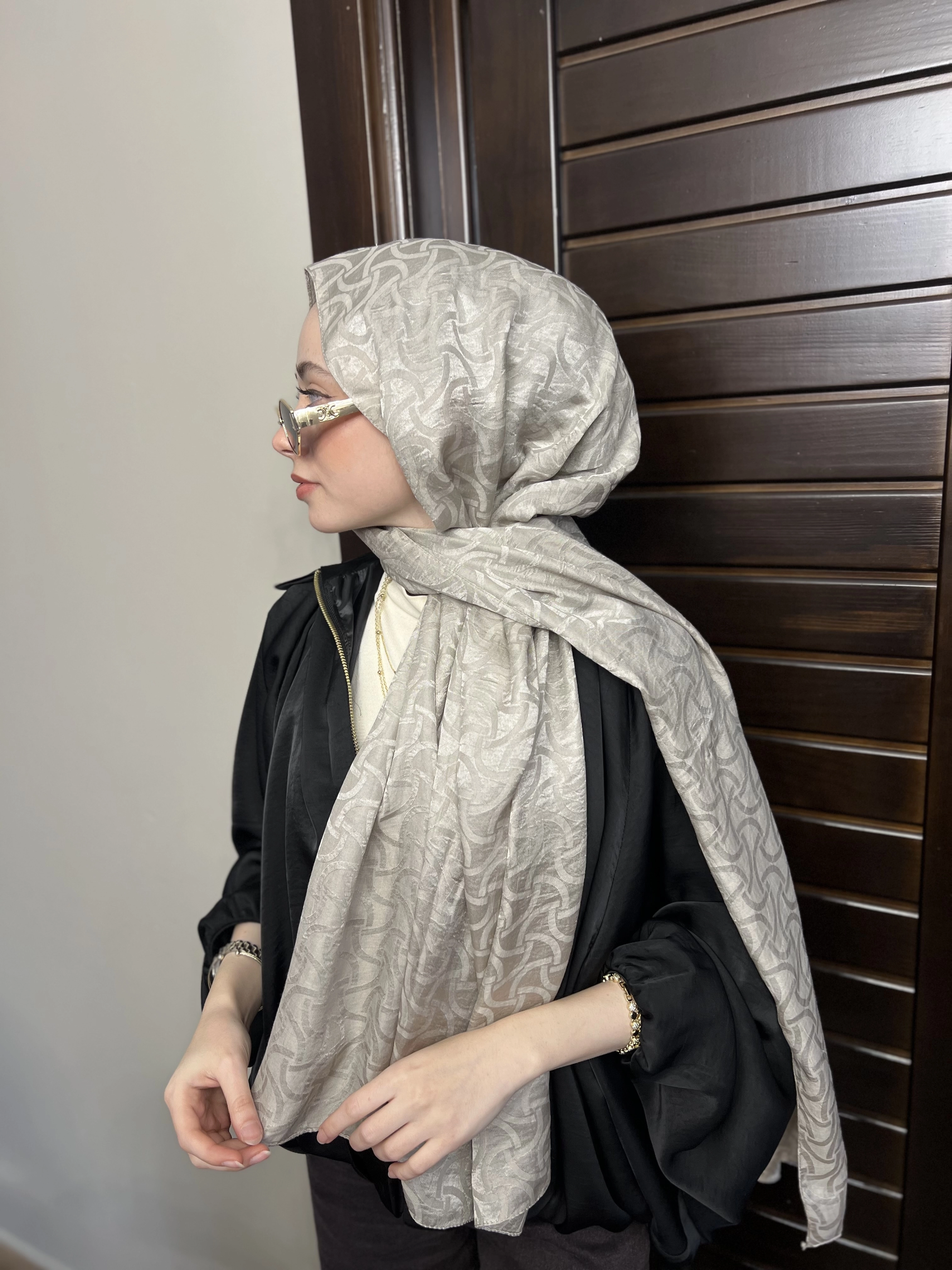 Luisa pamuk ipek şal 