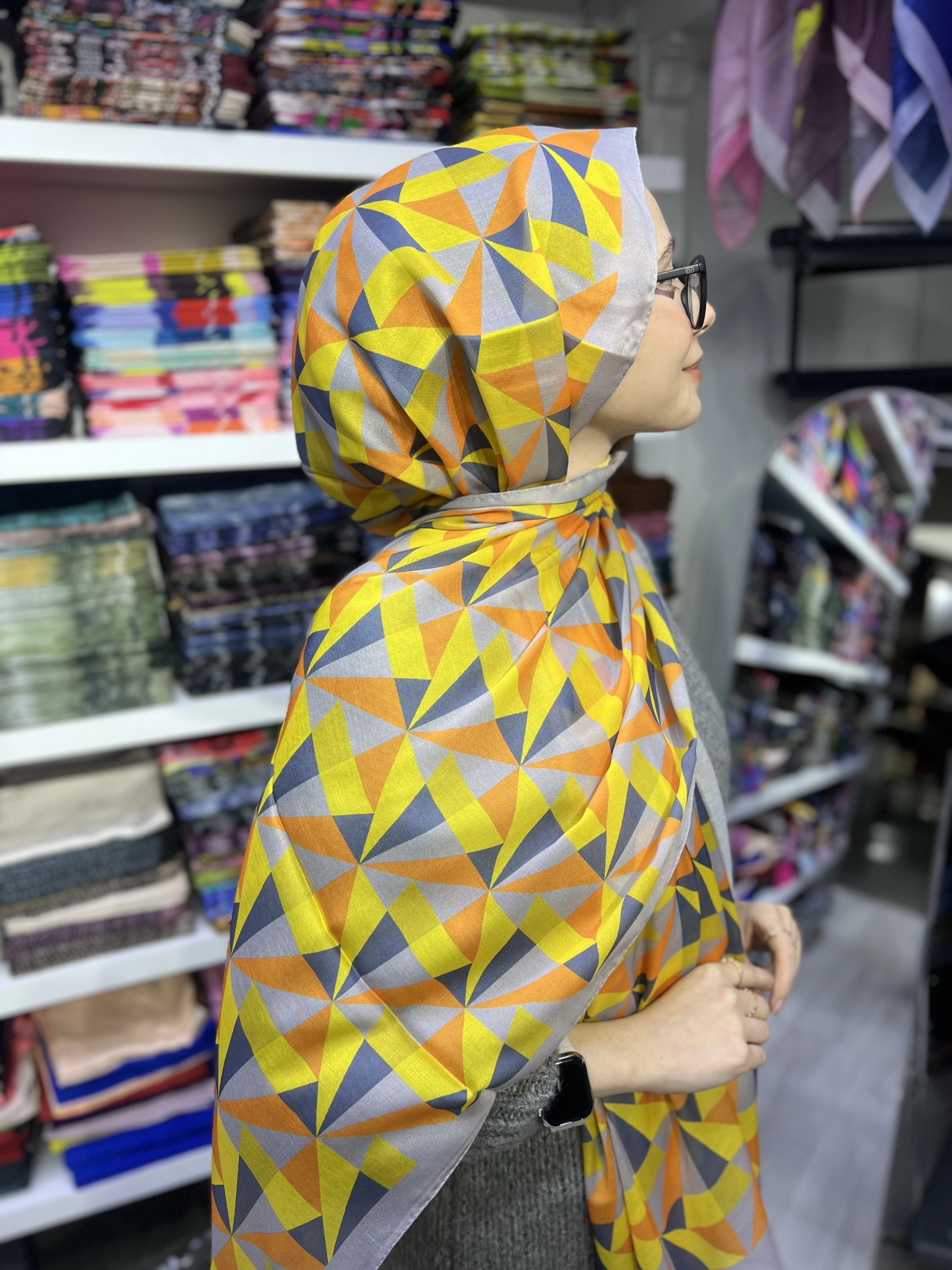 GEOMETRİK SOFT ŞAL 