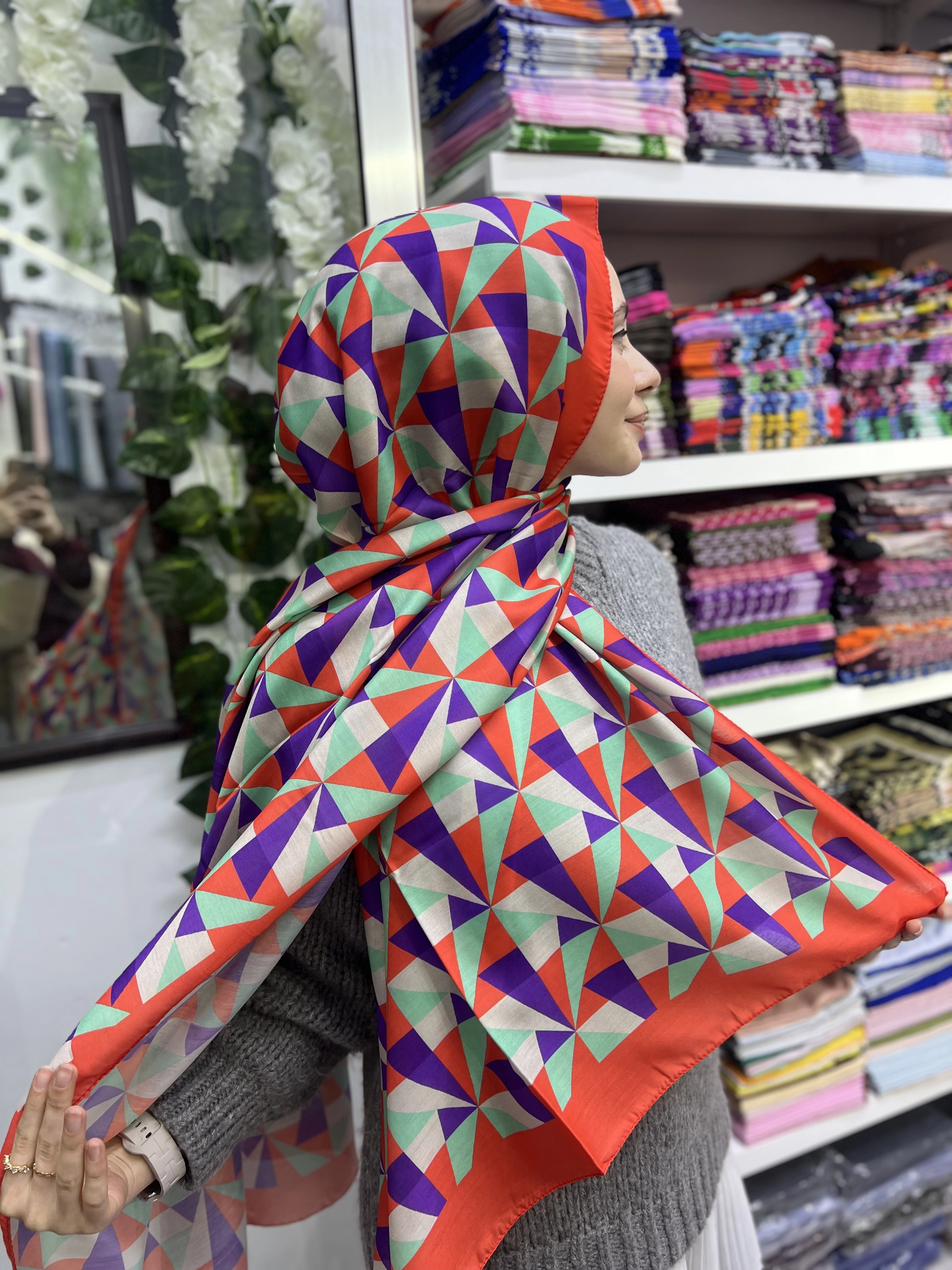 GEOMETRİK SOFT ŞAL 