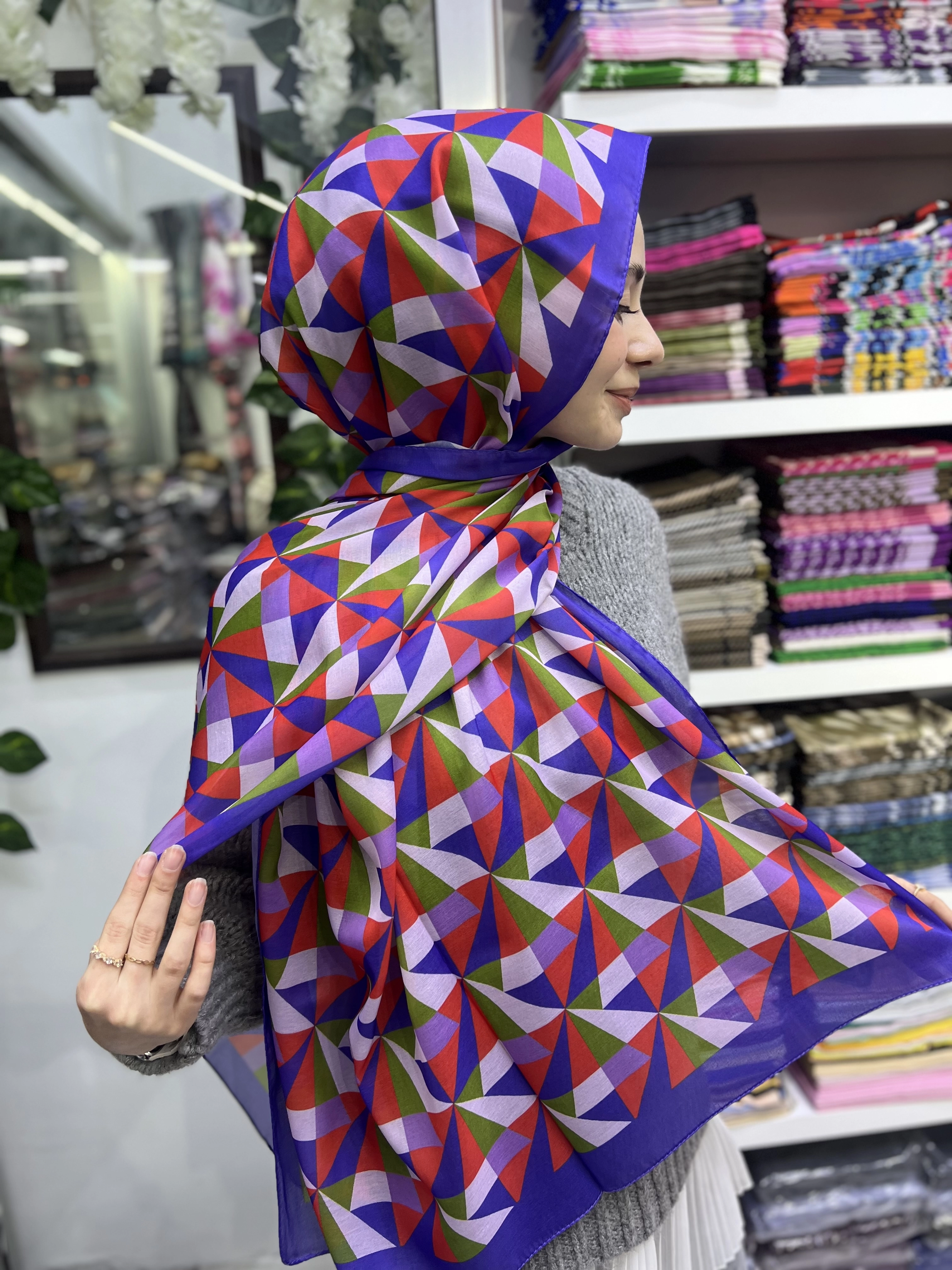 GEOMETRİK SOFT ŞAL 