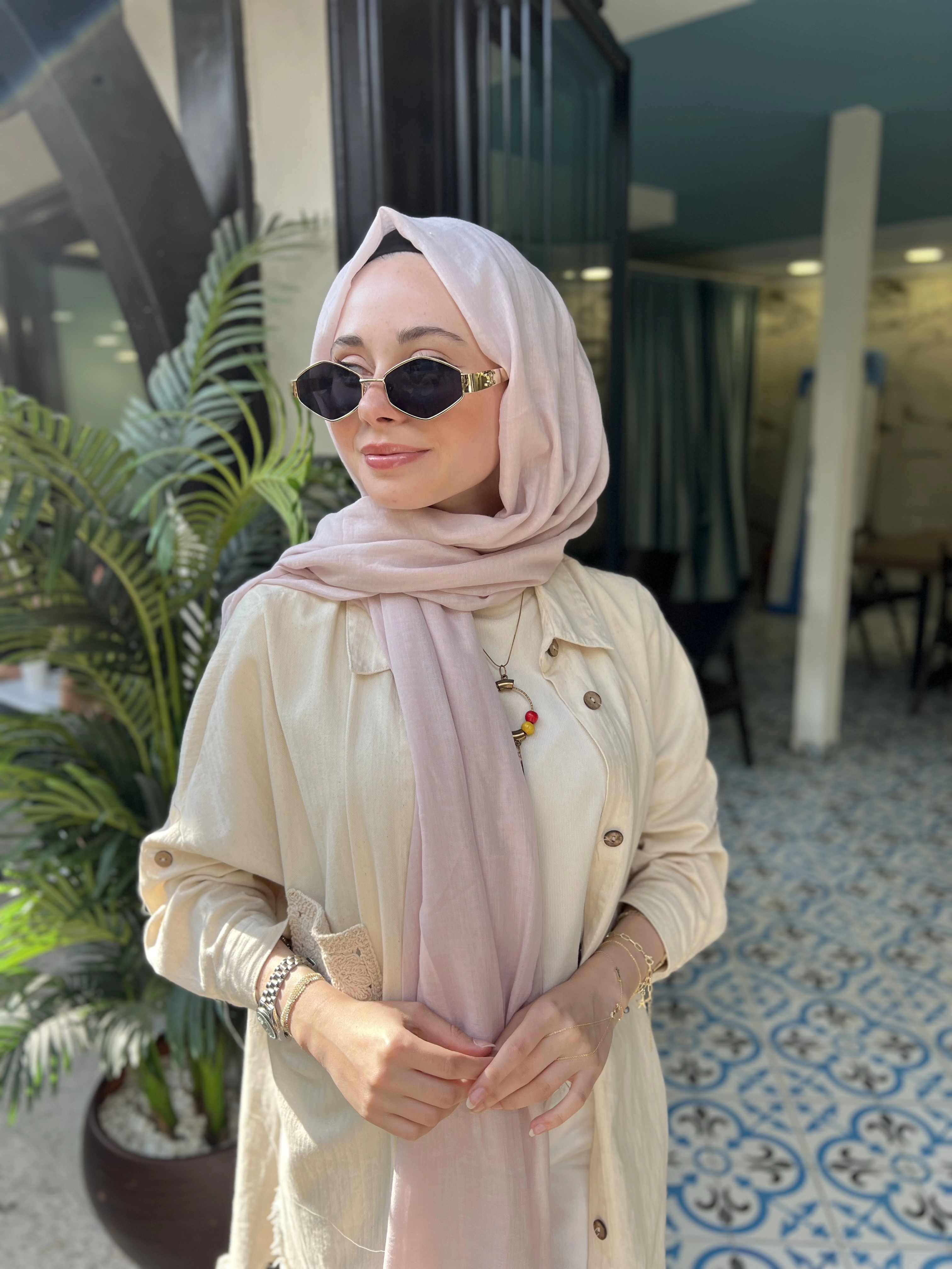COMFORT ORGANİK ŞAL UÇUK PEMBE