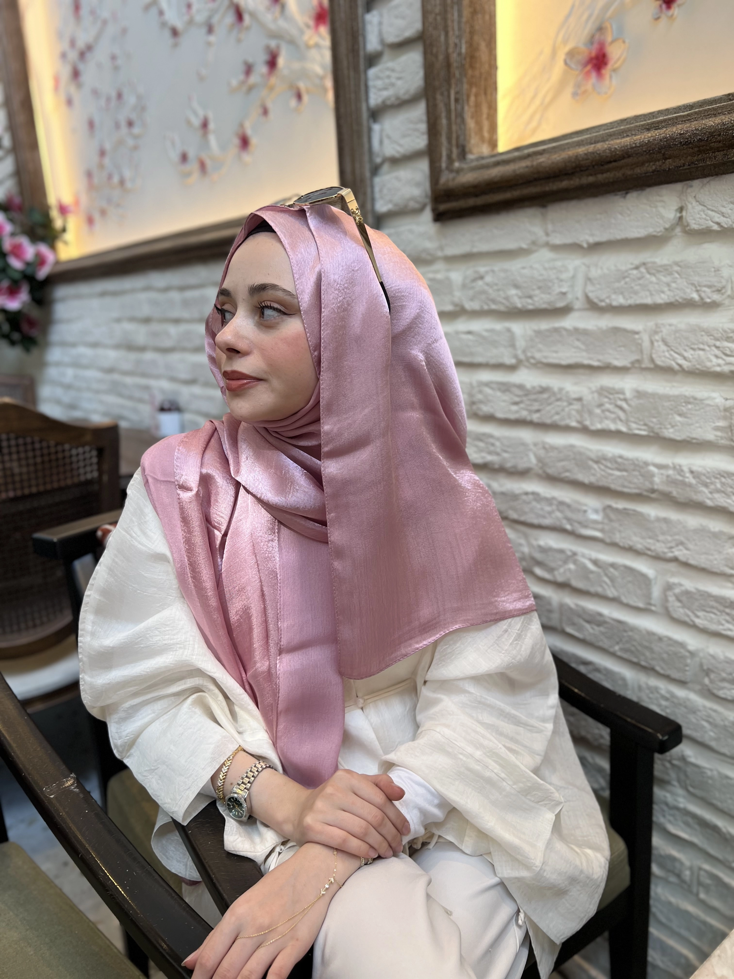 JANJAN ABİYE ŞAL ŞEKER PEMBE