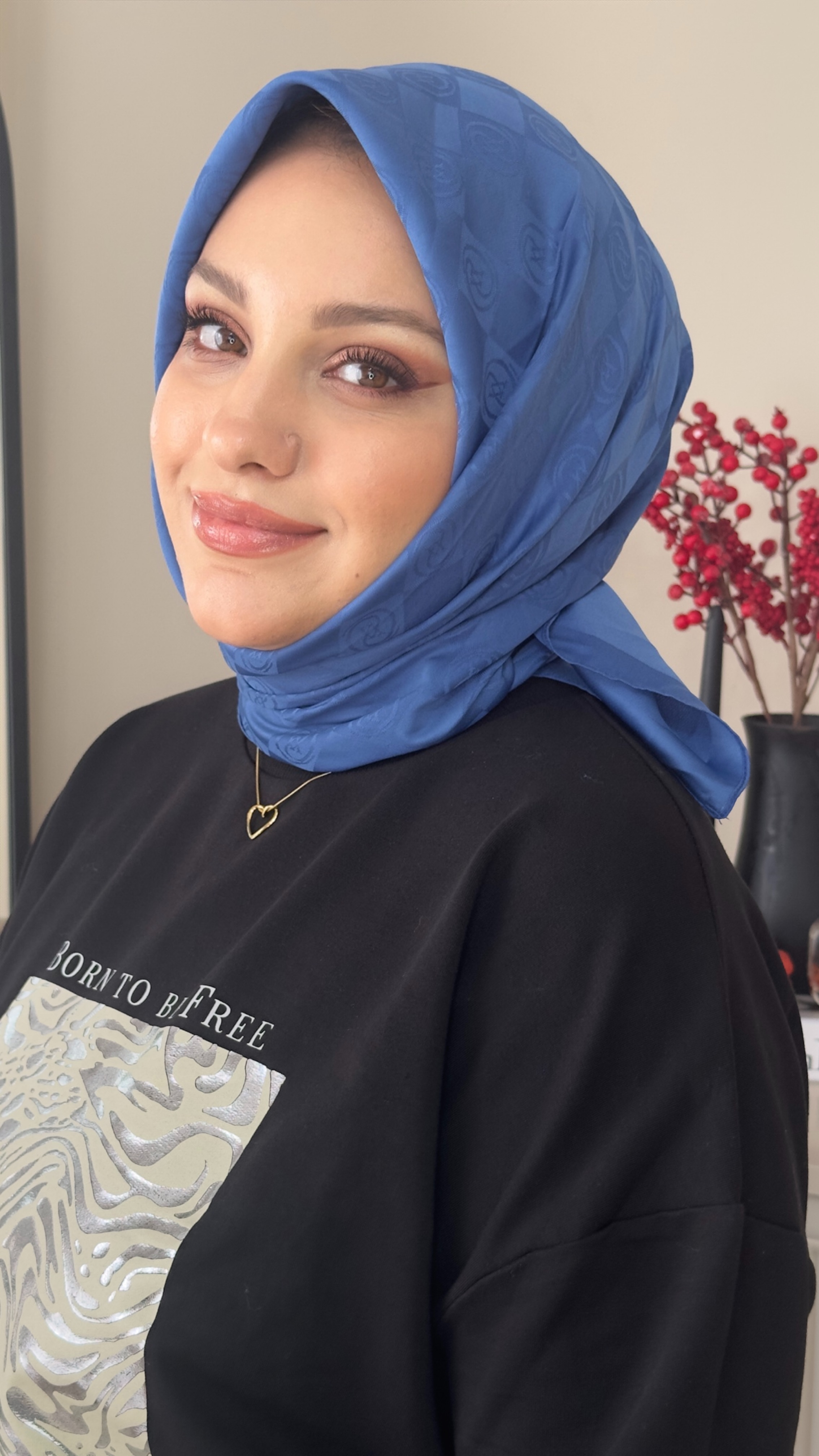 MONOGRAM%20EŞARP%20İNDİGO