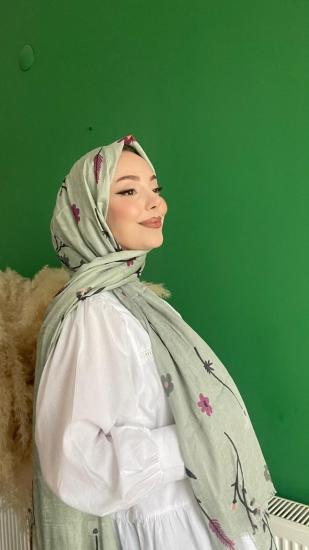ÇİÇEKLİ BAMBU KRAŞ