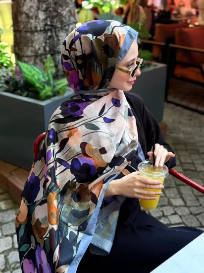 Çiçek soft şal