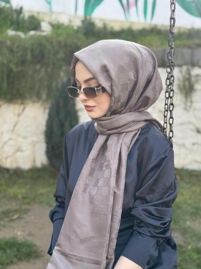 PAMUK JAKAR MONOGRAM ŞAL 