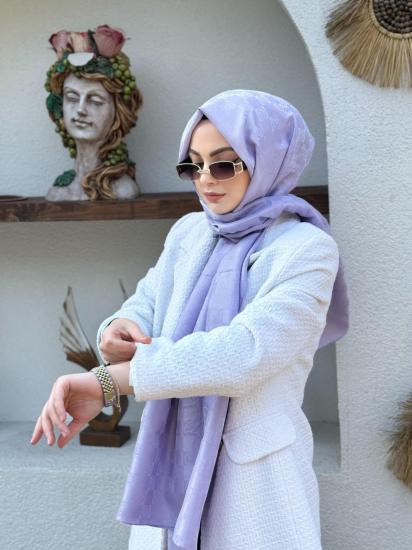 PAMUK JAKAR MONOGRAM ŞAL 