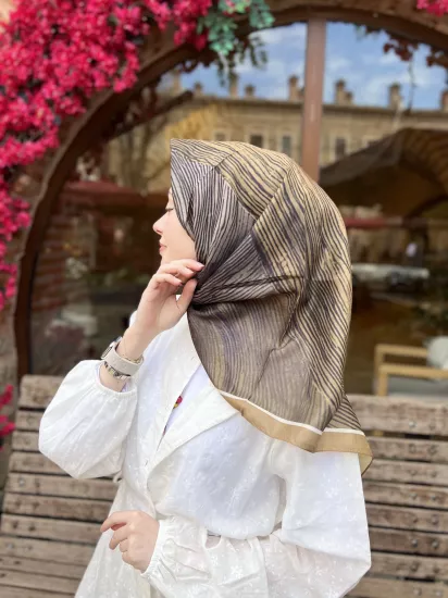Hira desen soft eşarp
