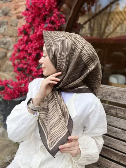 Hira desen soft eşarp