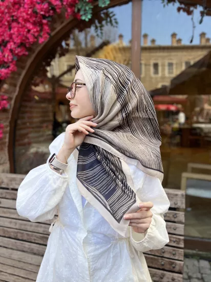 Hira desen soft eşarp