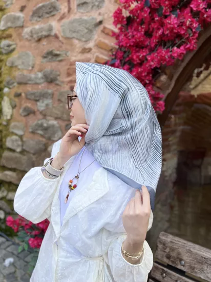 Hira desen soft eşarp