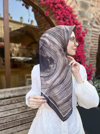 Hira desen soft eşarp