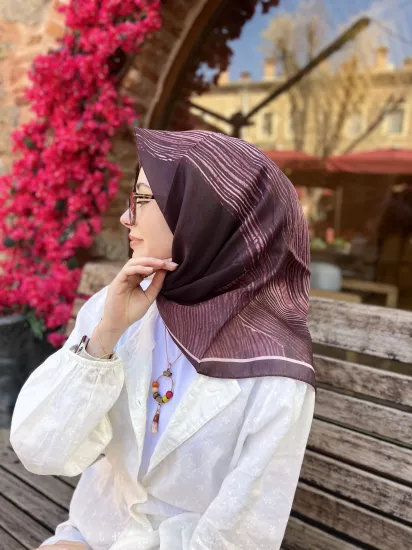Hira desen soft eşarp