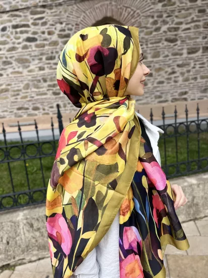 Çiçek soft şal