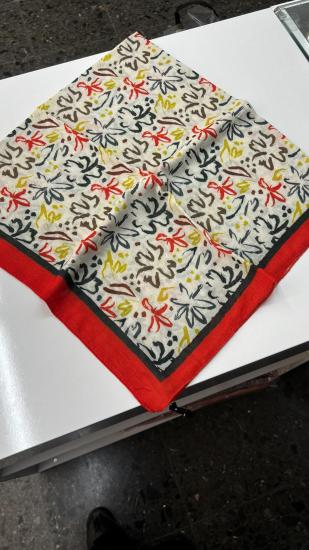 FLOWERS ORGANİK EŞARP