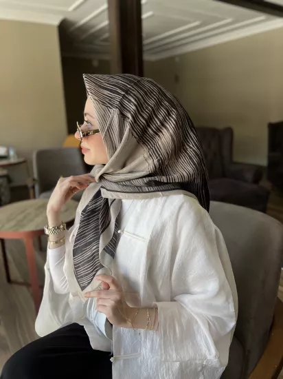Hira desen soft eşarp