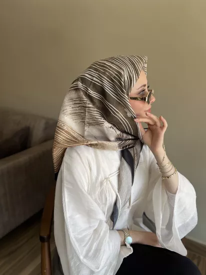 Hira desen soft eşarp