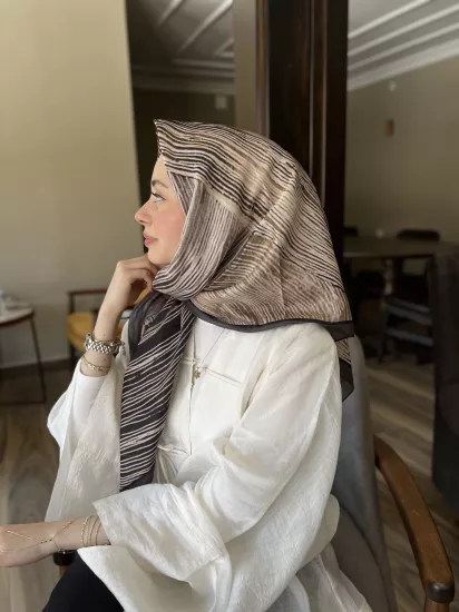 Hira desen soft eşarp