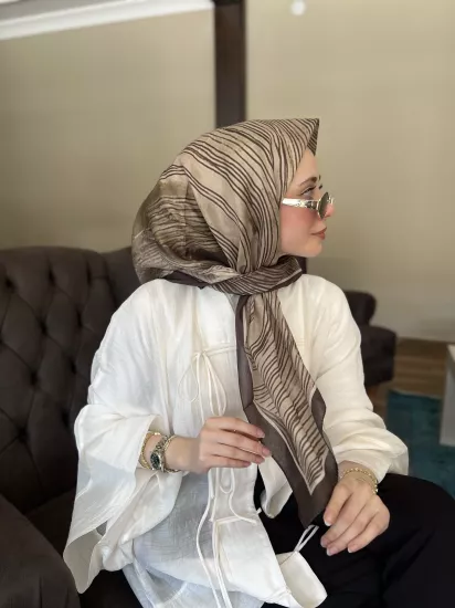 Hira desen soft eşarp