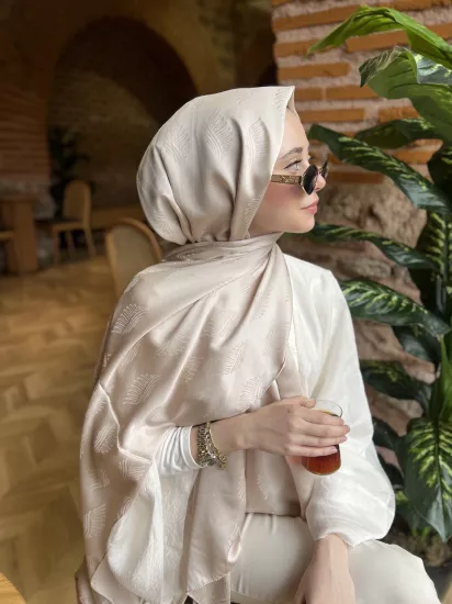 Organik pamuk jakar şal 