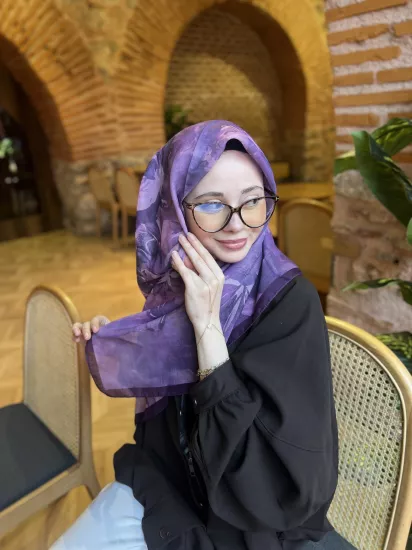 Melis desen soft eşarp
