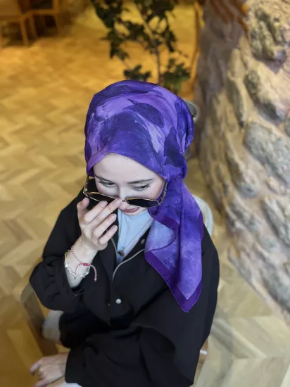 Melis desen soft eşarp