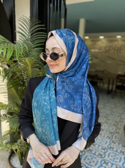 Desenli degrade şal