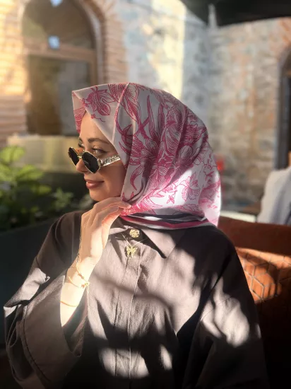 Mila desen soft eşarp