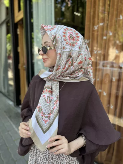 Etnik desen soft eşarp