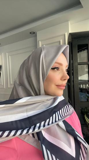 ÇİZGİ ÇERÇEVE SOFT EŞARP