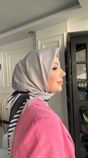 ÇİZGİ ÇERÇEVE SOFT EŞARP