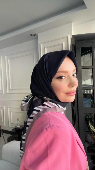 ÇİZGİ ÇERÇEVE SOFT EŞARP