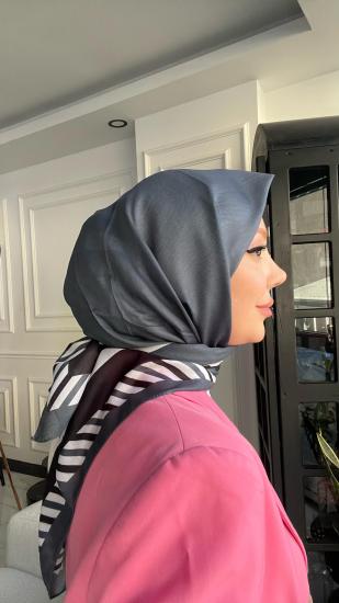 ÇİZGİ ÇERÇEVE SOFT EŞARP